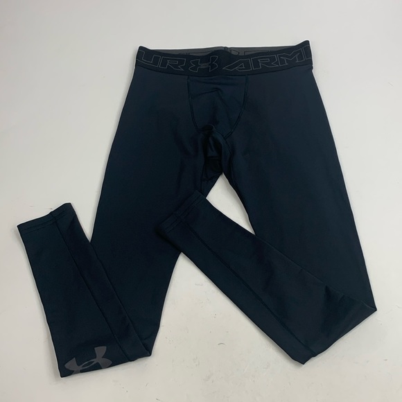 Under Armour Compression Leggings Size Medium Black waist band New NWOT - Picture 1 of 13
